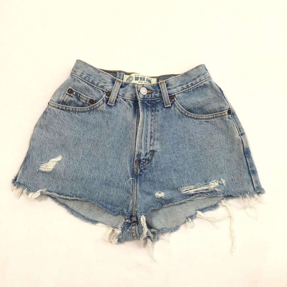 Vintage Gap Reverse Fit Cutoff High Waisted Shorts